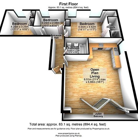 Spacious, 3 Bedroom, 2 Bathroom, Surbiton Ngoại thất bức ảnh